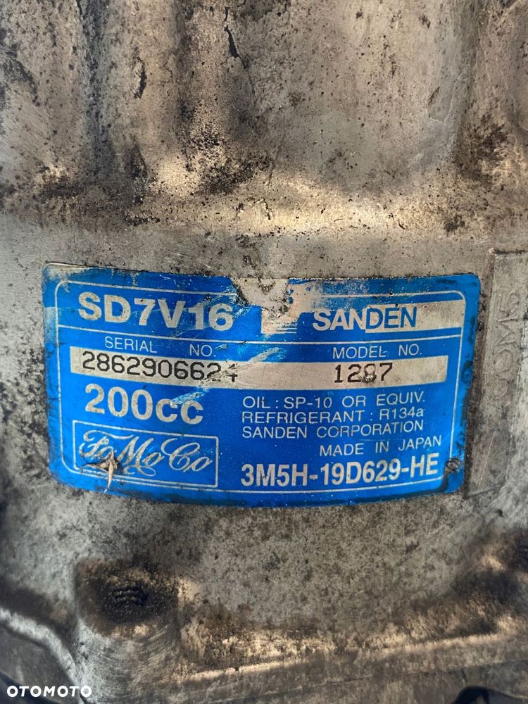 SPRĘŻARKA KOMPRESOR KLIMATYZACJI FORD FOCUS C-MAX I 2.0 TDCI 3M5H-19D629-HE - 2