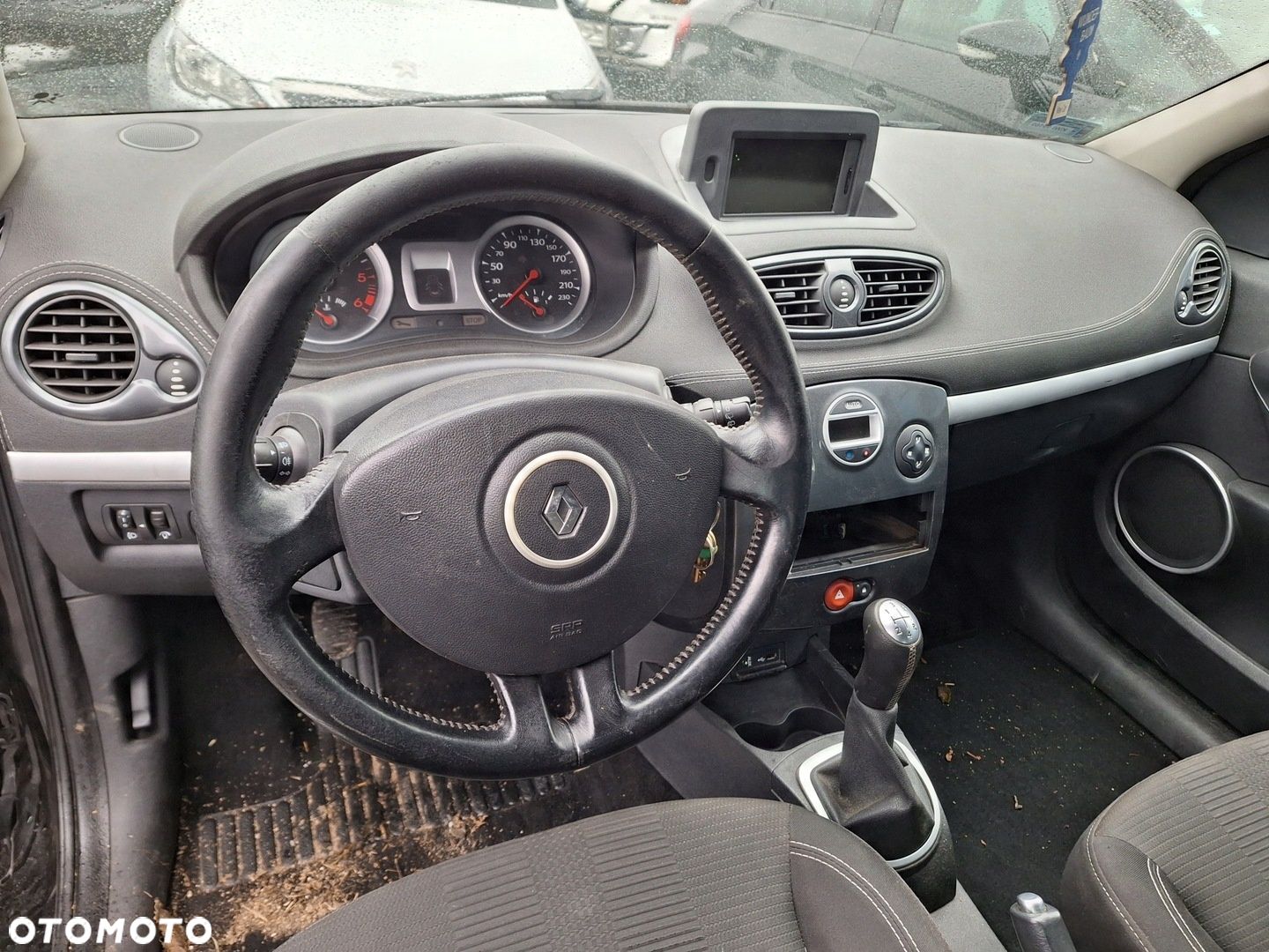 RENAULT CLIO 3 III LIFT PODUSZKI AIRBAG NIĆ DESKA KONSOLA KOKPIT - 1