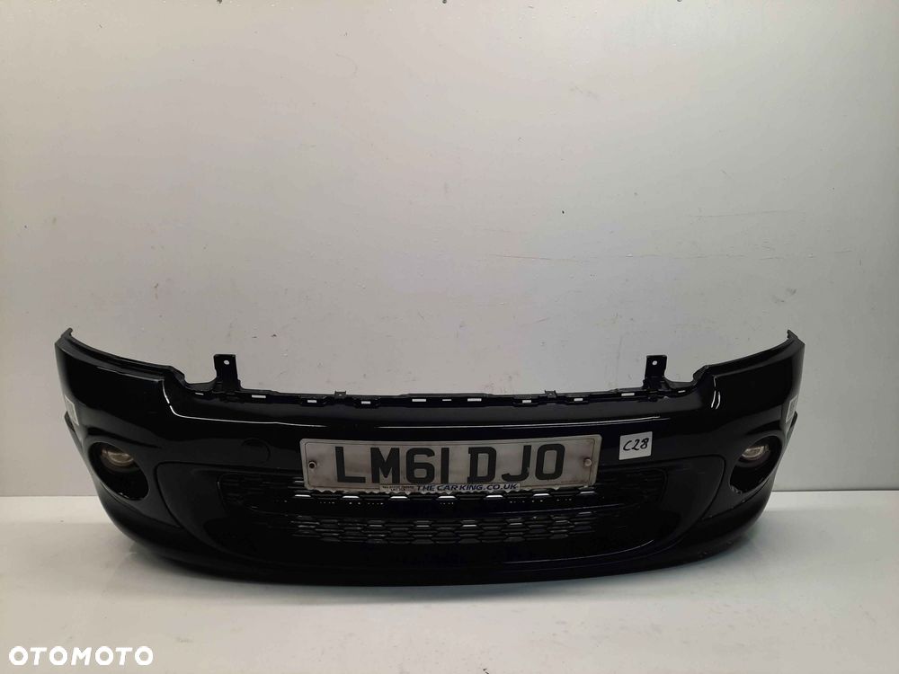 ^ ZDERZAK PRZÓD PRZEDNI DO MINI COOPER R56 ONE CZARNY HALOGENY - 1