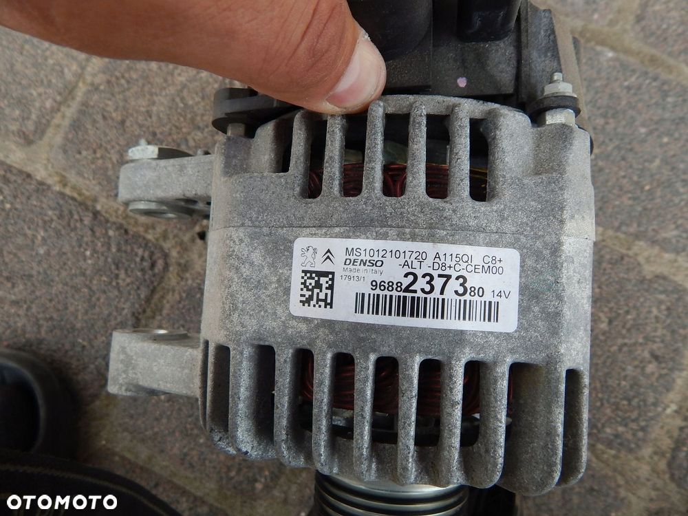ALTERNATOR CITROEN PEUGEOT 9688237380 JAK NOWY - 5