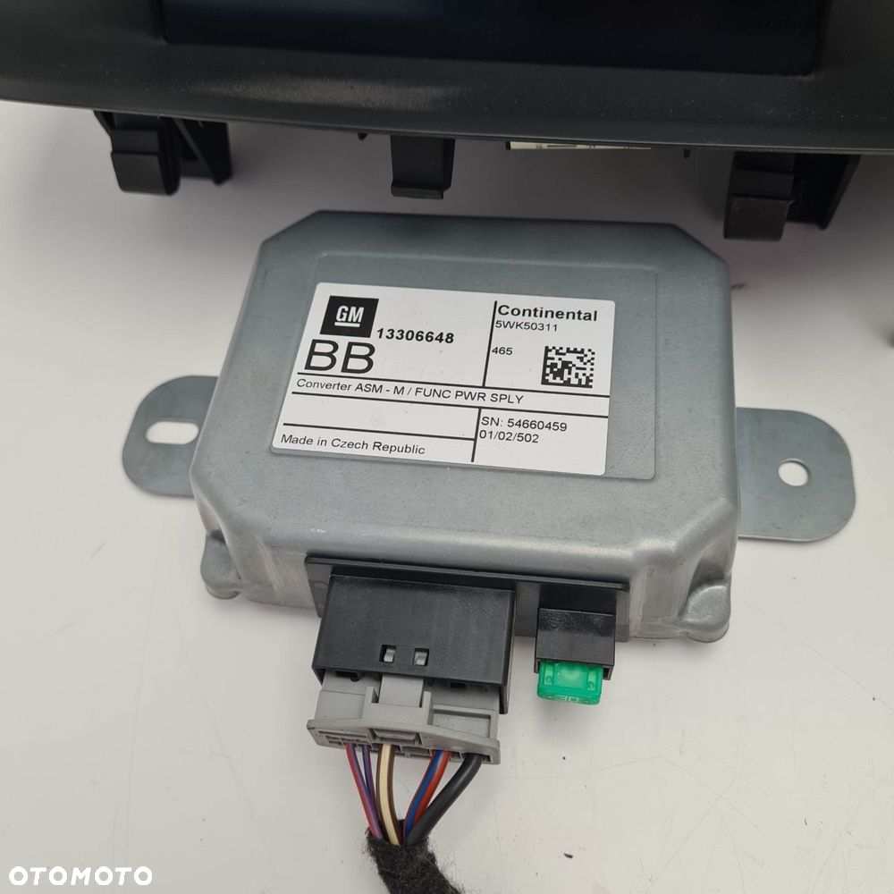 opel meriva b zestaw nawigacja radio ekran panel - 4