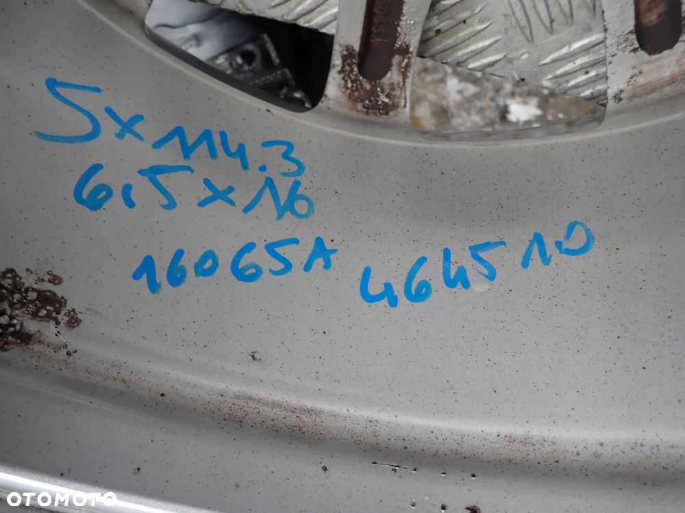 FELGI ALUMINIOWE HONDA  6,5JX16  5X114,3  16065A  464510 - 8