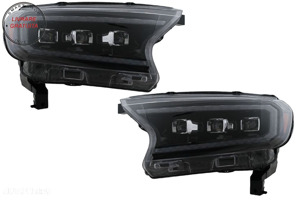 Faruri LED Light Bar Dynamic Start-up Display Ford Ranger Raptor (2015-2020) LHD N- livrare gratuita - 14