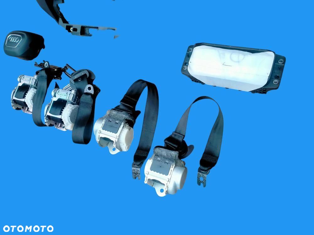 AUDI Q7 4M / KONSOLA / DESKA / AIRBAG / PASY / CZARNA / ORYGINAŁ Demontaż - 4