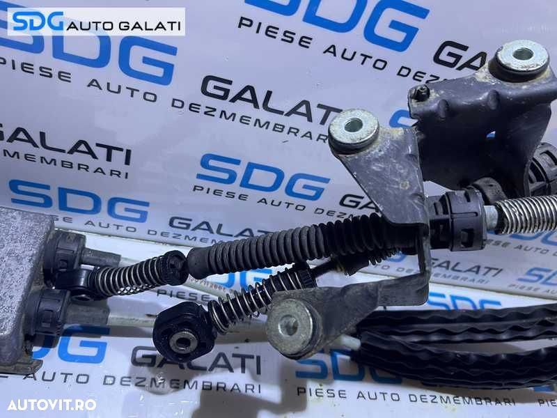 Ansamblu Maneta Schimbator Viteze Timonerie cu Sufe Cutie Manuala 5 Trepte Seat Toledo 2 1.9 TDI 1999 - 2005 Cod 1J0711049T 1J0711266E 1J0711265K 1J0711061C - 3