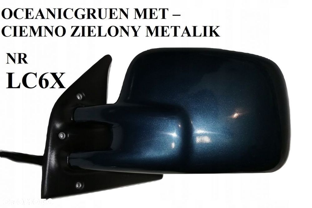 VW TRANSPORTER T4 T5 T6 LIFT CADDY AMAROC TOURAN TIGUAN SHARAN LEWE, PRAWE LUSTERKO PIN DOWOLNY KOLOR - 7