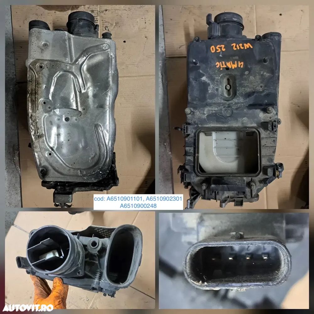 Anexe motor mercedes Turbina turbo electromotor compresor pompa de apa carcasa filtru aer galerie admisie clapeta acceleratie mercedes w204 2007-2014 w212 2009-2015 w639 180cdi 220cdi 250cdi - 6