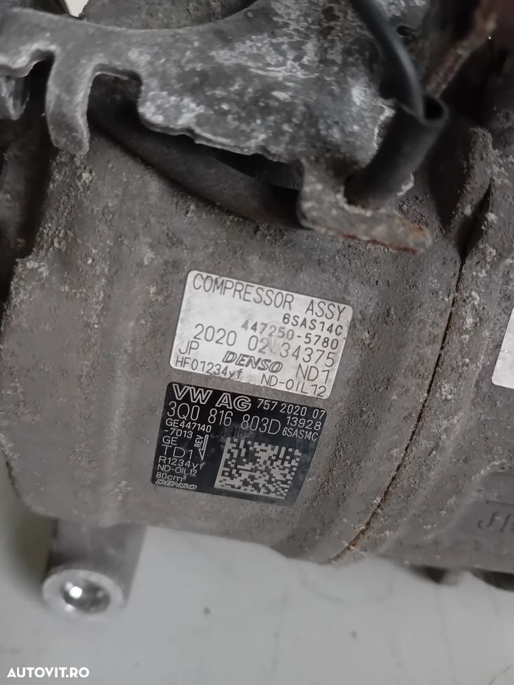 Compresor Clima Ac Vw Seat Skoda Audi 2.0 Tdi Euro 6 3Q0816803D Arteon Passat A6 A5 Q3 Leon Octavia - 7