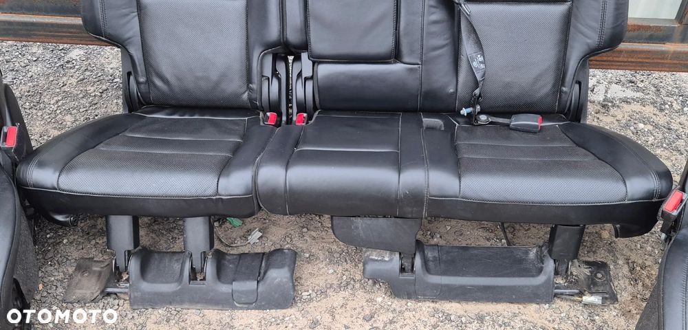 Siedzenia Fotele Przod Przednie Tył Kanapa CZARNE Overland Jeep Grand Cherokee WK2 2014- - 6