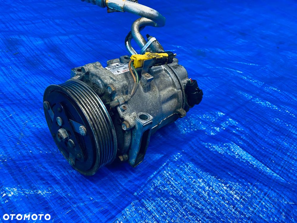 SPRĘŻARKA KOMPRESOR POMPA KLIMATYZACJI KLIMY PEUGEOT CITROEN C4 GRAND PICASSO I 2006- ; 9651911480 ORYGINAŁ - 7