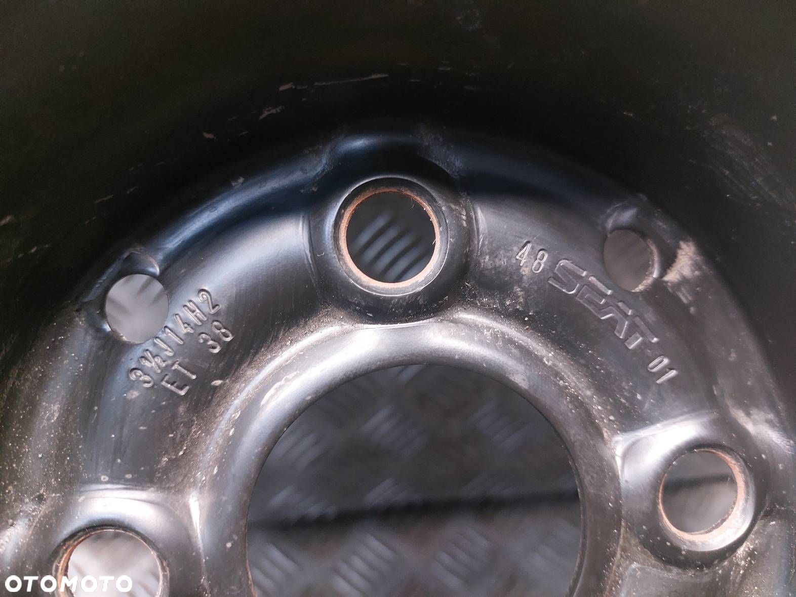 KOŁO DOJAZDOWE SEAT CORDOBA I FL 1L0601025D 4×100 105/70R14 CONTINENTAL - 2
