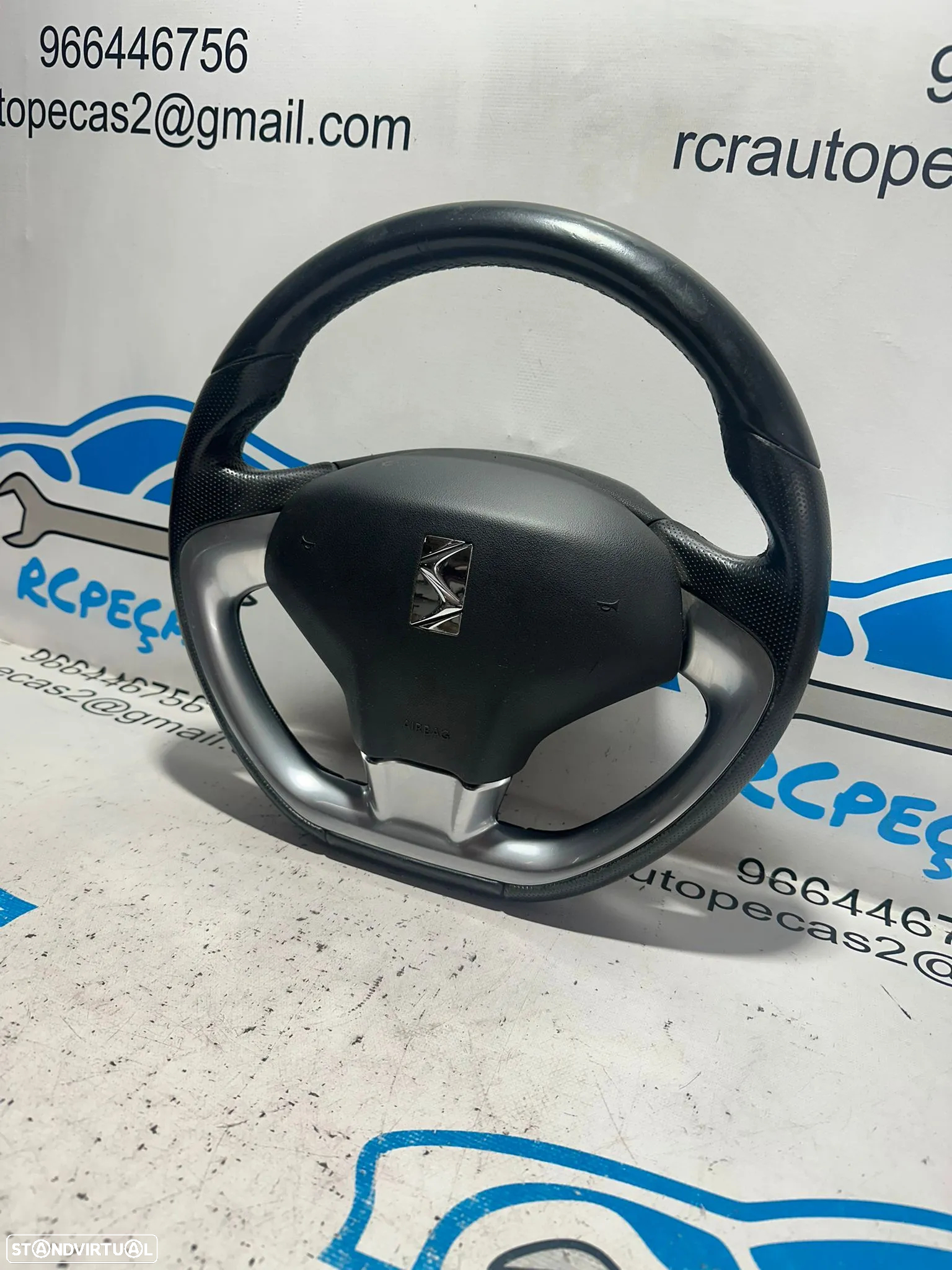 .Volante Pele Pele Perfurada Citroen DS DS3 2009 - 2016 - 3