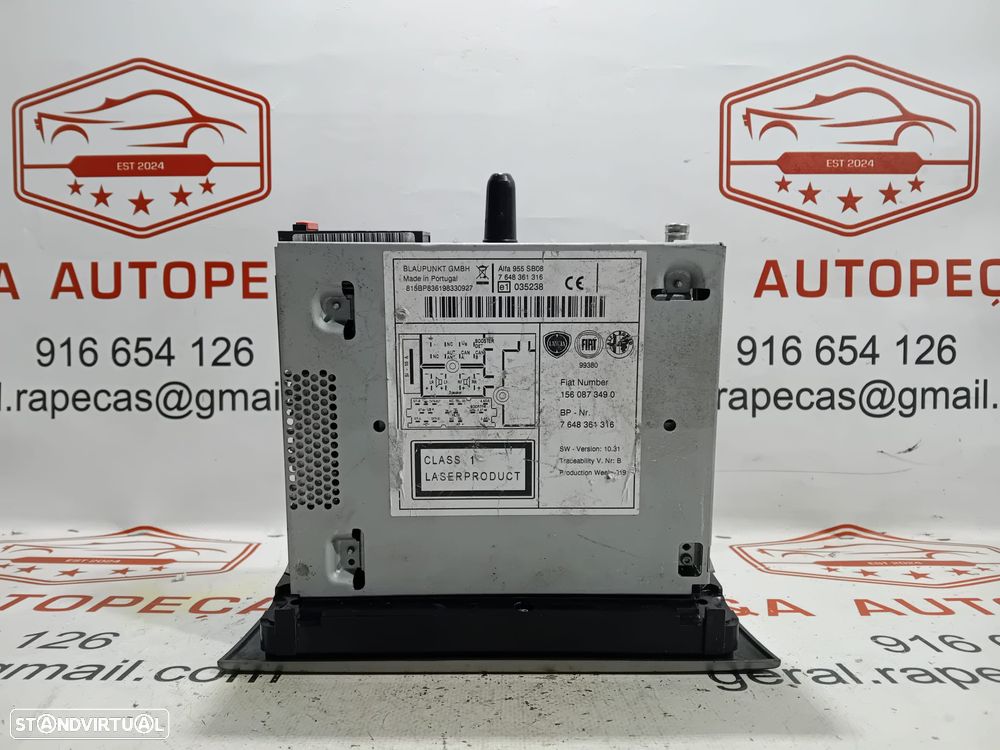 Auto Rádio Alfa Romeo Mito 1560873490 Original - 4