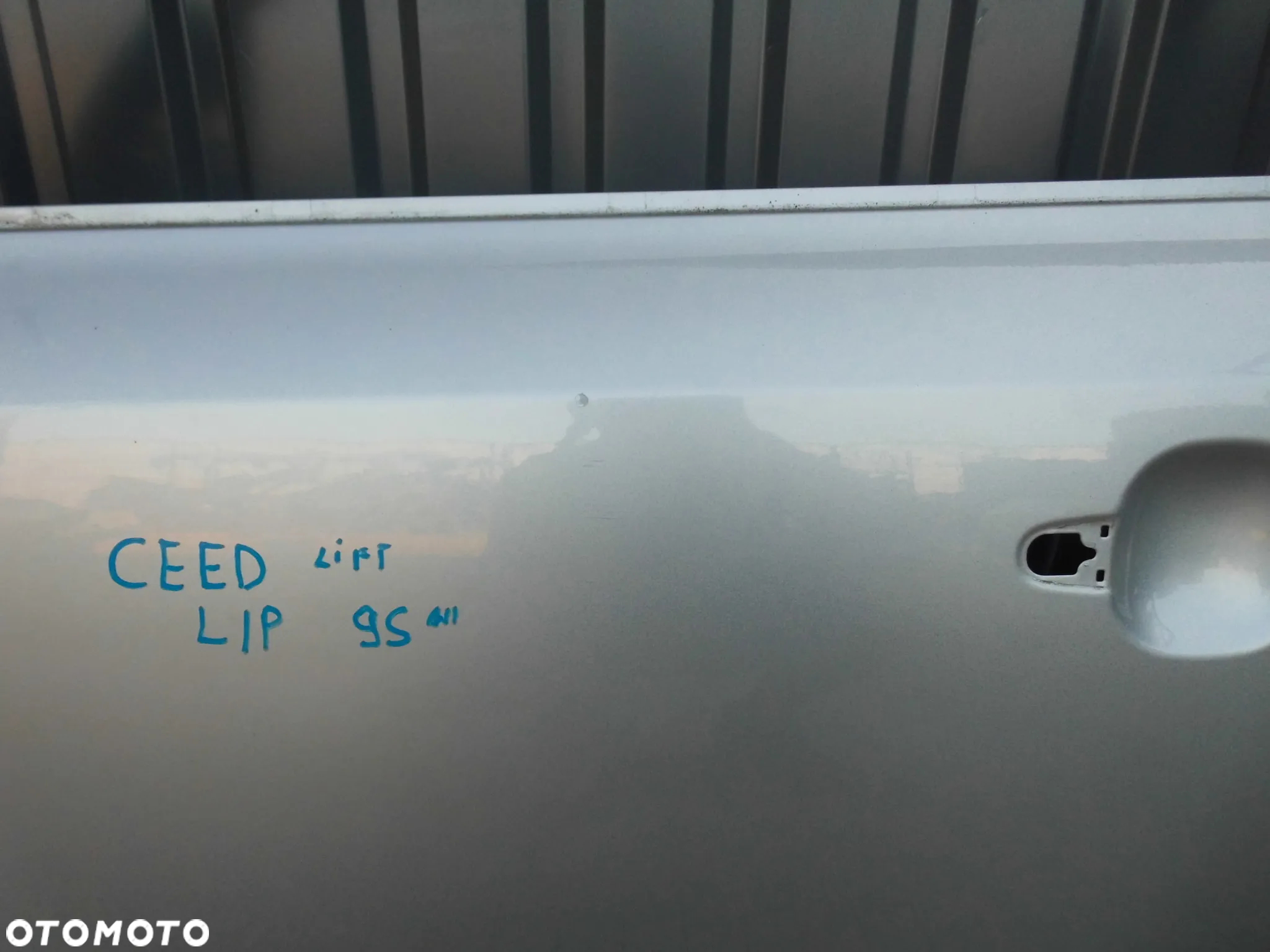 DRZWI KIA CEED LIFT LEWE PRZEDNIE SREBRNE 9S ORYGINAŁ - 4
