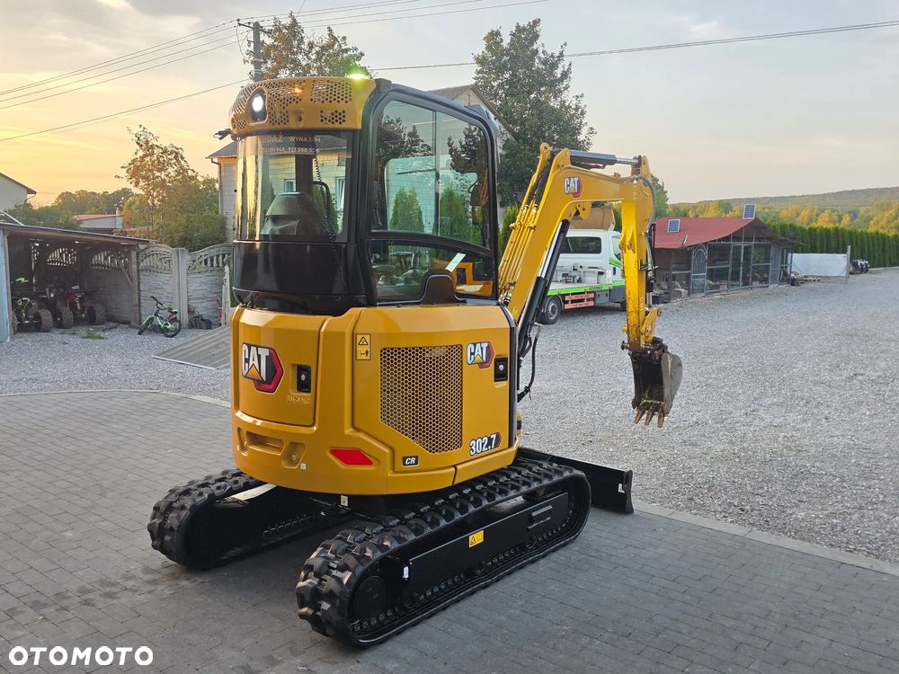 Caterpillar CAT 302.7 CR mini koparka szybkozłącze 3 łyżki piękna serwisowana 1 wł JCB sprowadzona w oryginale - 38