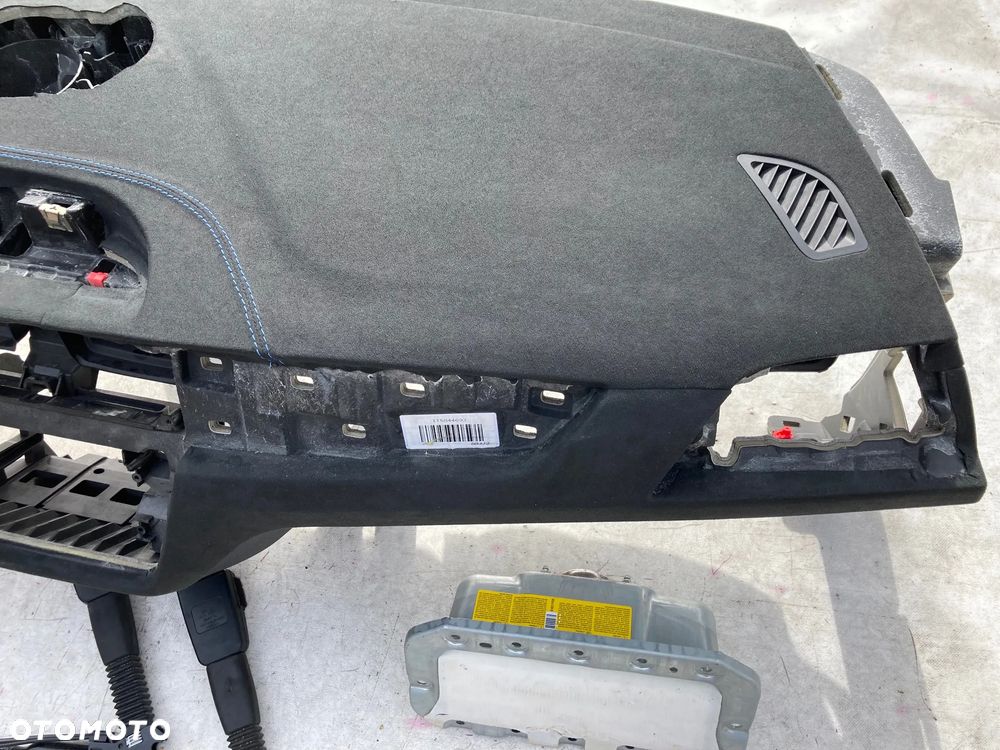 BMW 1 M1 M2 F20 F21 F22 F23 F87 FL LIFT LIFTING DESKA ALCANTARA SKÓRA niebieska nić KONSOLA KOKPIT PULPIT AIRBAG PODUSZKI POWIETRZNE KIEROWCY PASAŻERA AIR BAG DOPINACZE Okazja Sprawdź Raz2 !!! - 6