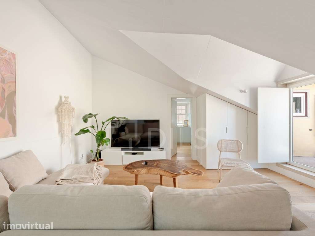 Apartamento T3, com terraço, em São Bento, Lisboa - Grande imagem: 2/16