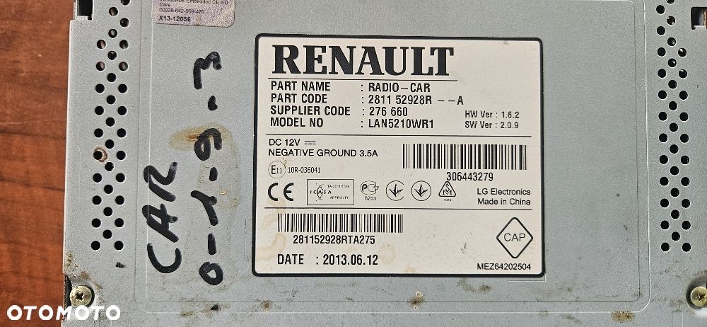 Renault Clio IV Radio - 2