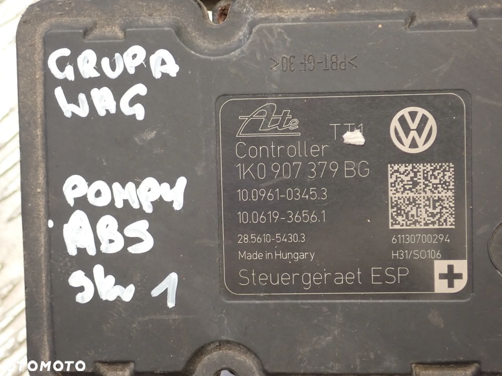 POMPA ABS - 1K0907379AC, 3Q0907379AA, 1K0907379BG, 7H0907379R, 1K0907379Q, 8R0907379L, 3Q0907379AB, 8E0927317E - 4