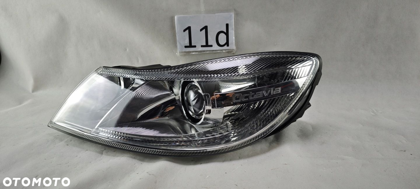 SKODA OCTAVIA II LIFT XENON SKRĘTNY LEWY REFLEKTOR LAMPA LEWA 1Z1941015G - 4