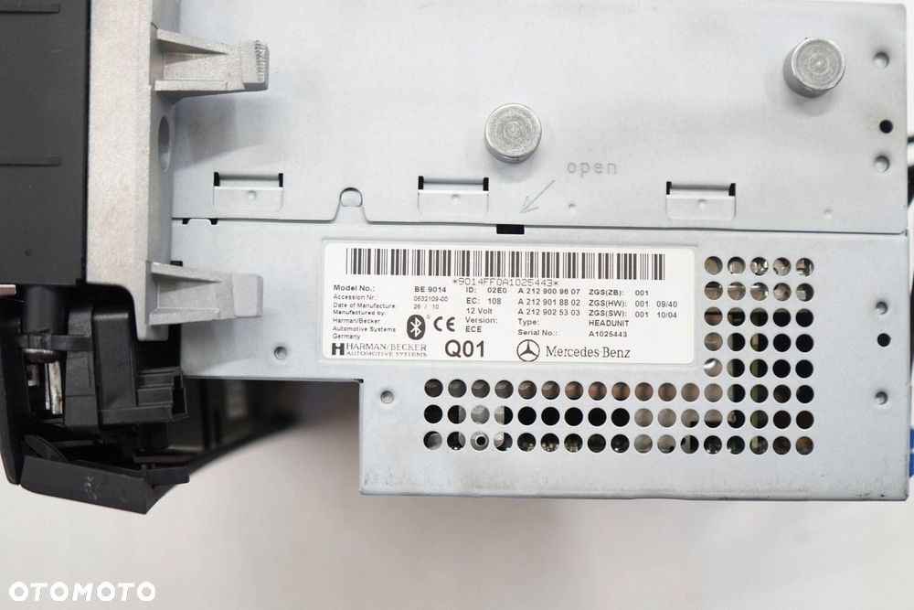 MERCEDES E W212 10R RADIO FABRYCZNE NAWIGACJA A2129009607 - 3