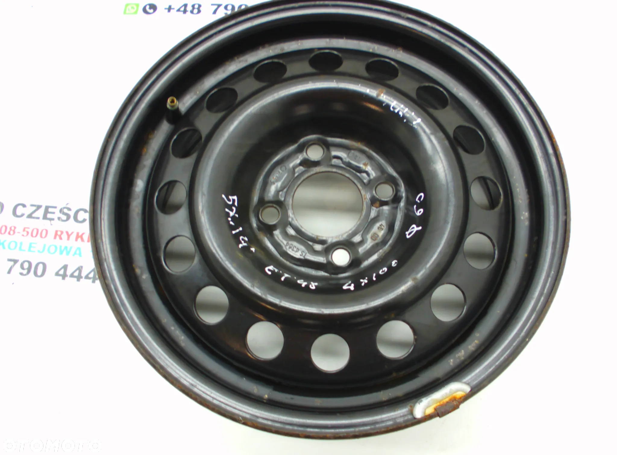 Renault Felga stalowa 5.5Jx15 4x100 et 48 Lublin - 2