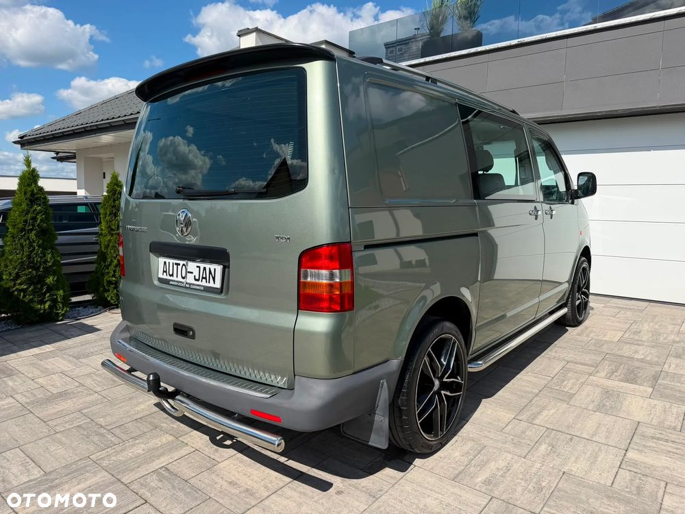 Volkswagen TRANSPORTER T5 1.9TDI Klima Elektryka Duża Navi Rury Brygadówka Dubel Kabina Klapa Hak - 28
