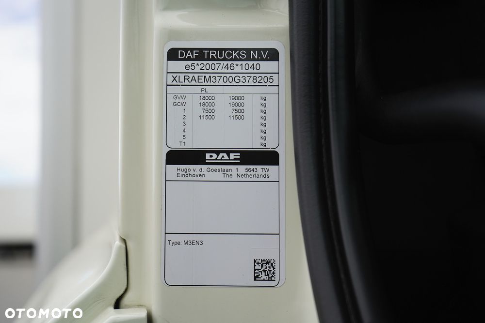 DAF CF / 320 / ACC / EURO 6 / CHŁODNIA / 19 PALET / ŁAD. 8190 KG - 11
