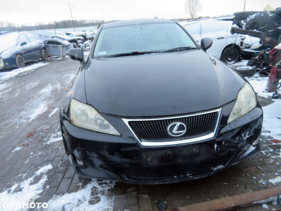 MASKA ZDERZAK BŁOTNIKI LAMPY IS II E2 212 LEXUS 2005-2010 CZARNY PRZÓD KOMPLETNY - 1