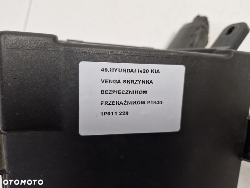 HYUNDAI IX20 KIA VENGA SKRZYNKA BEZPIECZNIKÓW PRZEKAŹNIKÓW 91940-1P011 - 4