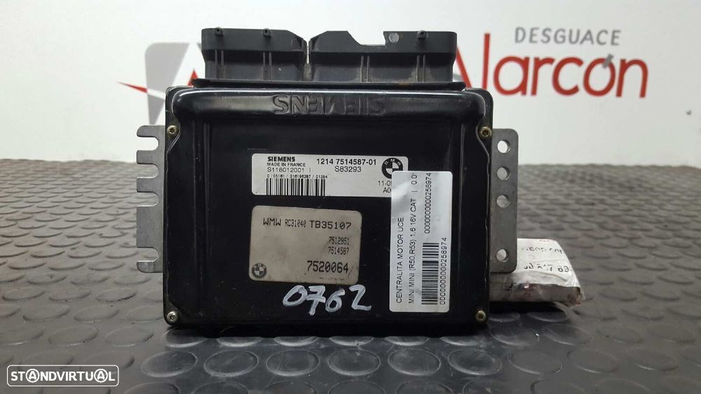 CENTRALINA DO MOTOR UCE MINI MINI (R50,R53) 1.6 16V CAT - 2