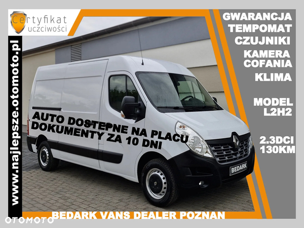 Renault Master L2H2, gwarancja, klima, tempomat, czujniki