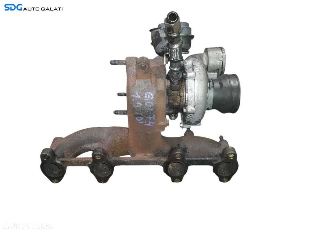 Turbo Turbina Turbosuflanta Volkswagen Polo 9N 1.9 TDI ASZ 2002 - 2008 Cod 038253016F [N2459] - 1