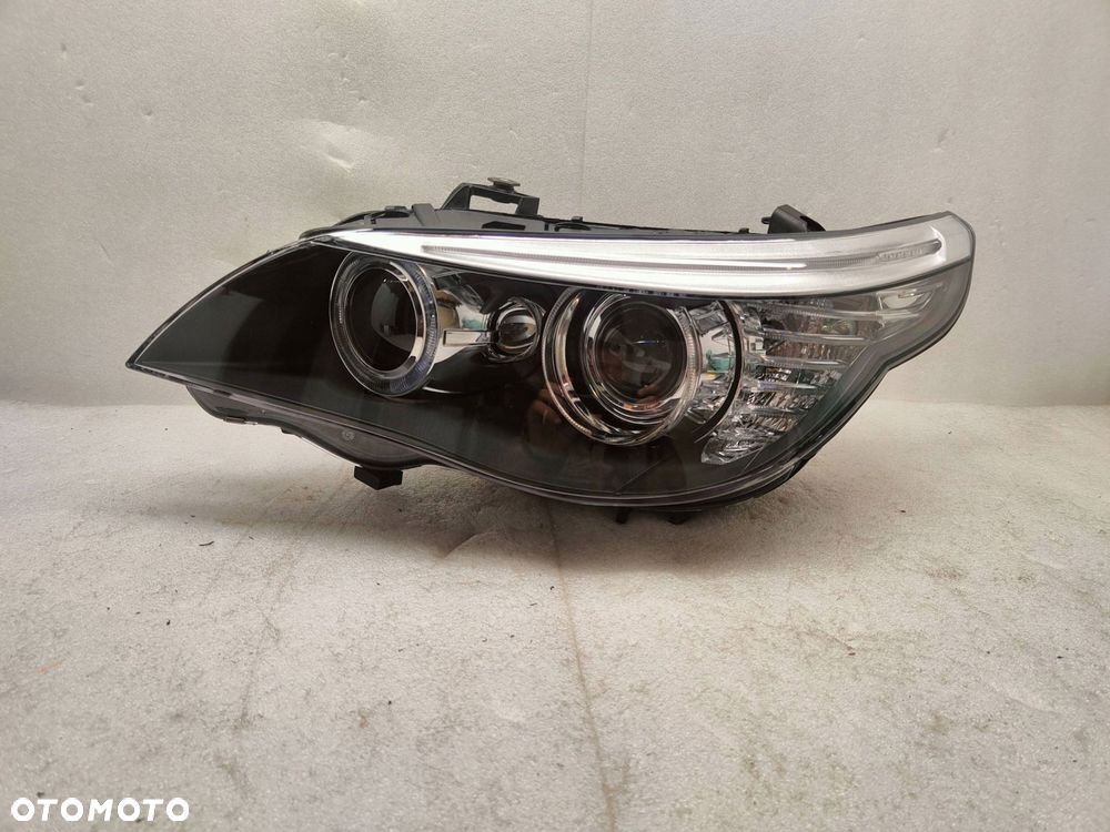 bmw 5 e60 lift xenon nie skrętny przód strona lewa 7177751 - 1