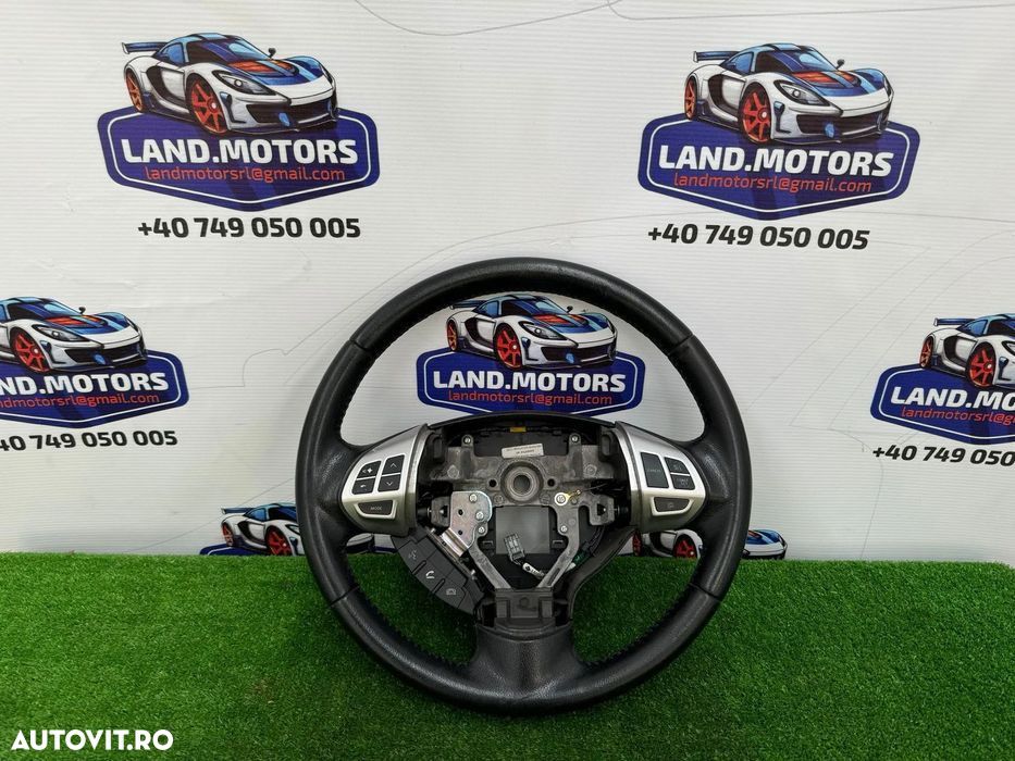 volan piele cu comenzi + bluetooth mitsubishi 2005-2012 - 1