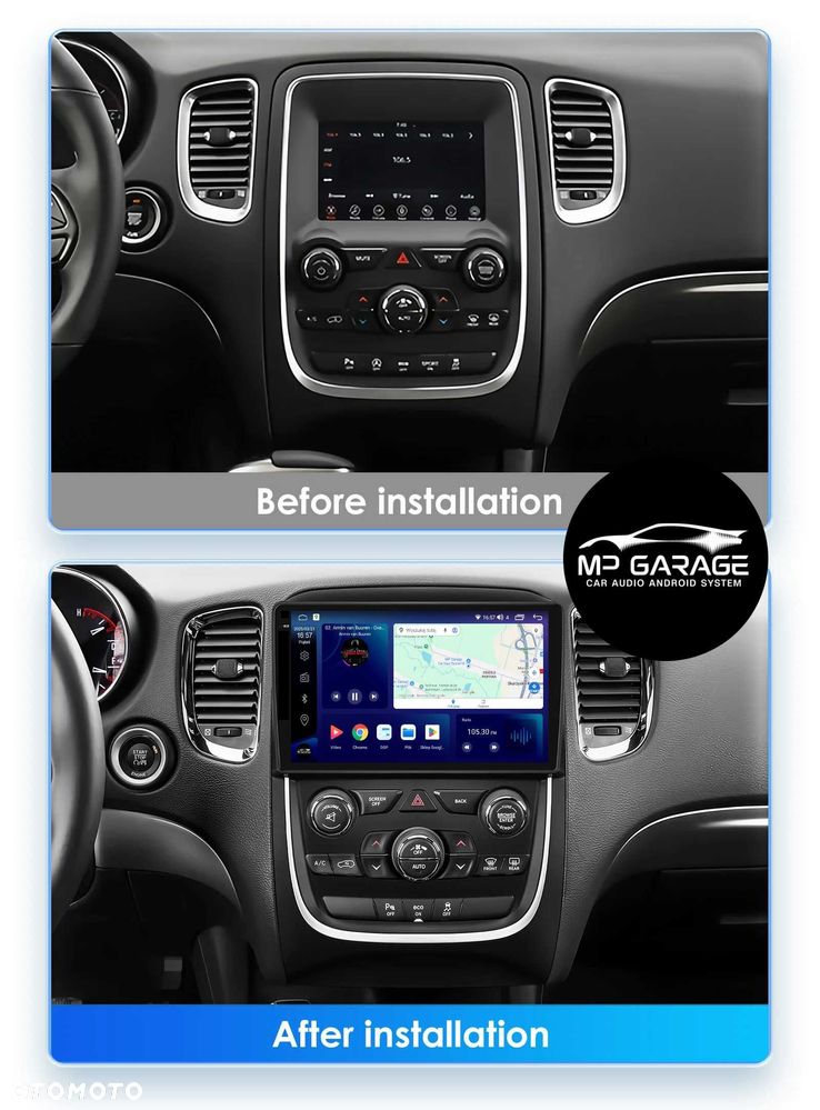 Radio Dodge Durango 2014_2020 Nawigacja CarPlay/AndroidAuto 4G LTE FV - 2