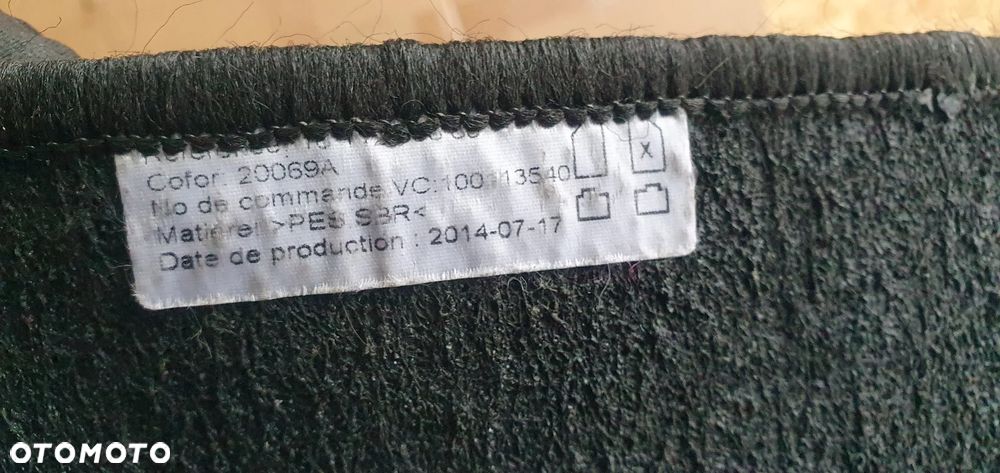 Dywaniki wycieraczki wykładziny Citroen C3 II - 12