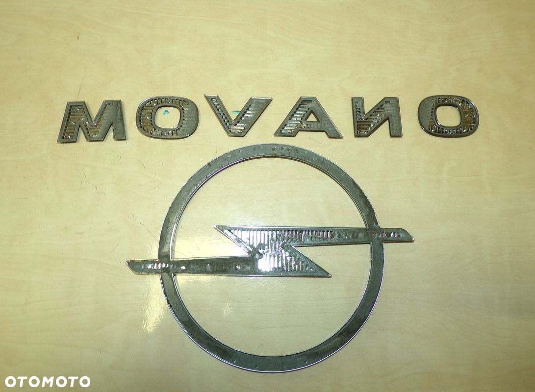 OPEL MOVANO 22- EMBLEMAT ZNACZEK LOGO NA TYLNE DRZWI - 4