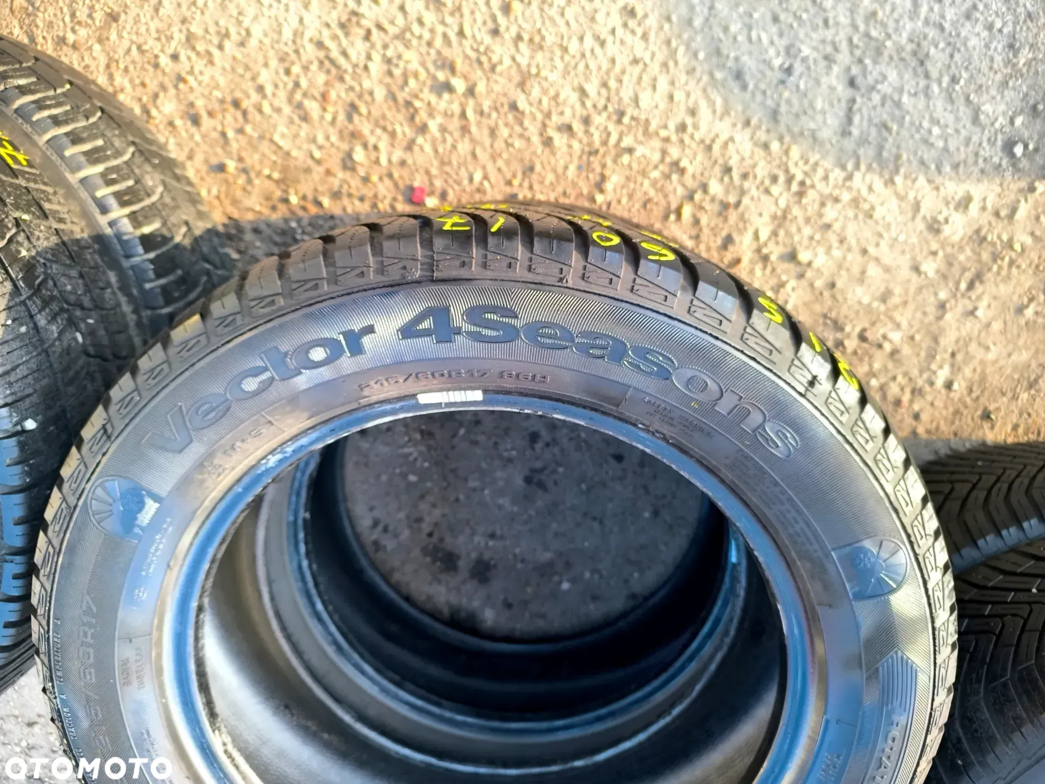 215/60R17 96V Opony Całoroczne Wielosezonowe GOODYEAR VECTOR 4SEASONS 5,5mm Legnica ALU-RAD 215/60 - 8