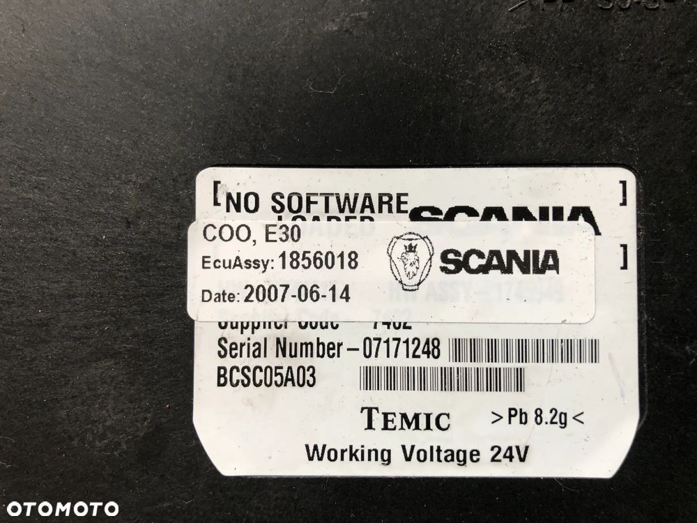 STEROWNIK KOMPUTER MODUŁ KOORDYNATOR COO7 E30 SCANIA 1856018 - 2