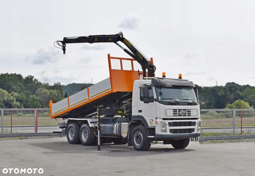 Volvo FM 380 * WYWROTKA 6.20 m + PK 12000 + PILOT / 6x4 - 2