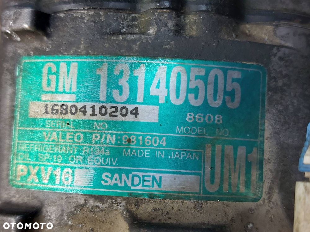 SPRĘŻARKA KOMPRESOR KLIMATYZACJI OPEL VECTRA C 2.2 DTI 13140505 - 2