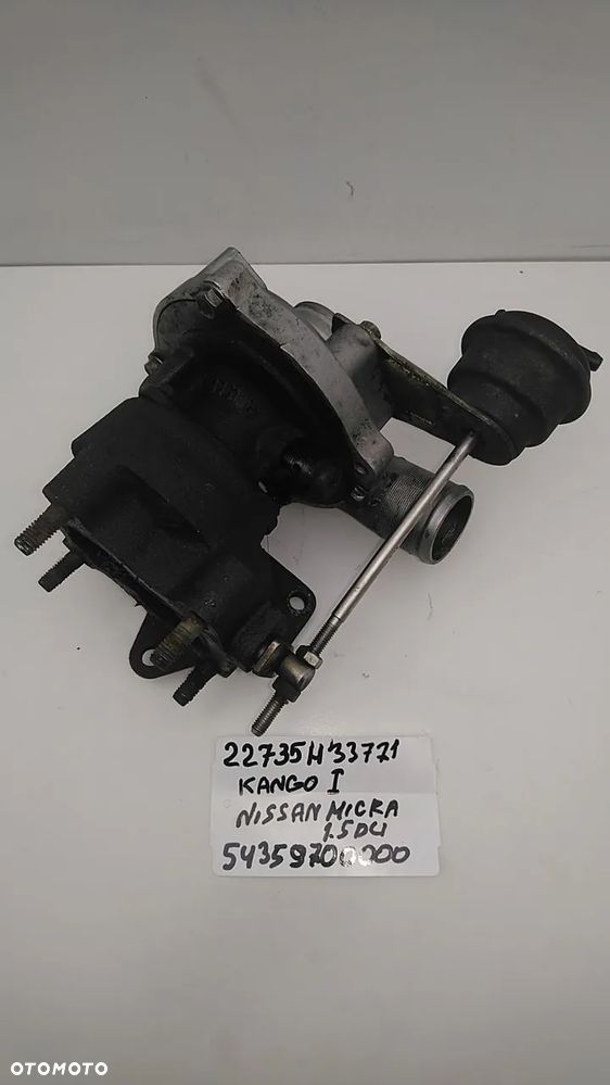 TURBINA 1.5 DCI 82KM SCENIC II 189536H118218 54359710002 - 14