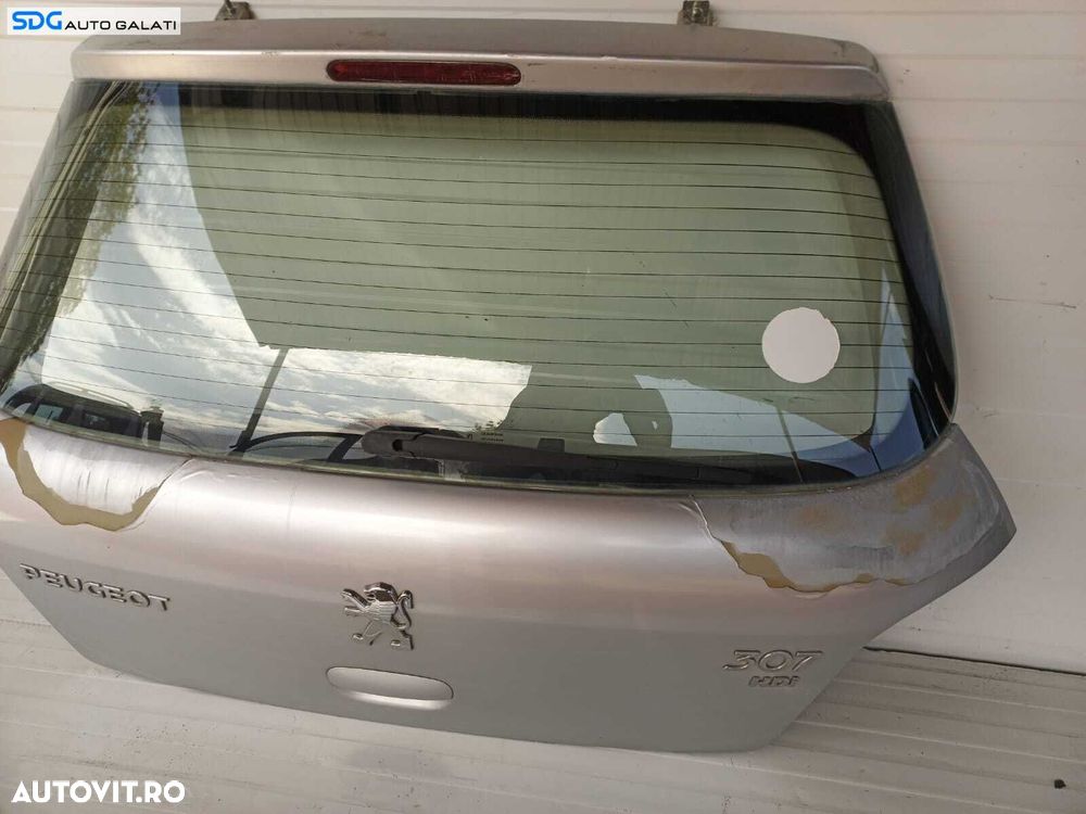 Haion Hayon Portbagaj Dezechipat cu Luneta Geam Sticla Peugeot 307 Hatchback 2001 - 2008 [L1938] - 4