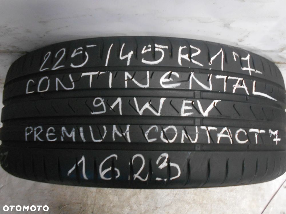 OPONA POJEDYNKA 225/45R17 CONTINENTAL PREMIUM CONTACT 7 EV DOT 1623 6.5MM - 1