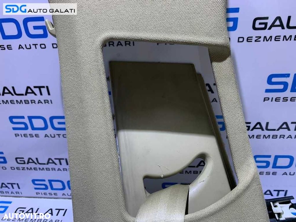 Centura Siguranta Dreapta Fata Completa cu Capac Capitonaj Stalp si Motoras Pretensionare Audi A8 D3 2002 - 2009 Cod 601836800 4E0867239S - 9