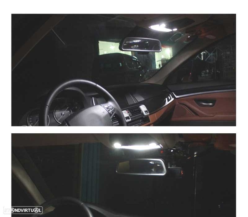KIT COMPLETO 14 LAMPADAS LED INTERIOR BMW F30 F80 316I 318I 325D 328D XDRIVE 330D 11-19 - 4