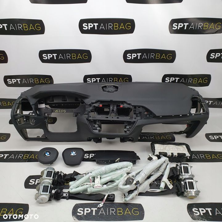 BMW X3 G01 X4 G02 DESKA ROZDZIELCZA KONSOLA KOKPIT PULPIT PODUSZKI AIRBAG AIR BAG PASY KURTYNY KIT SET - 1