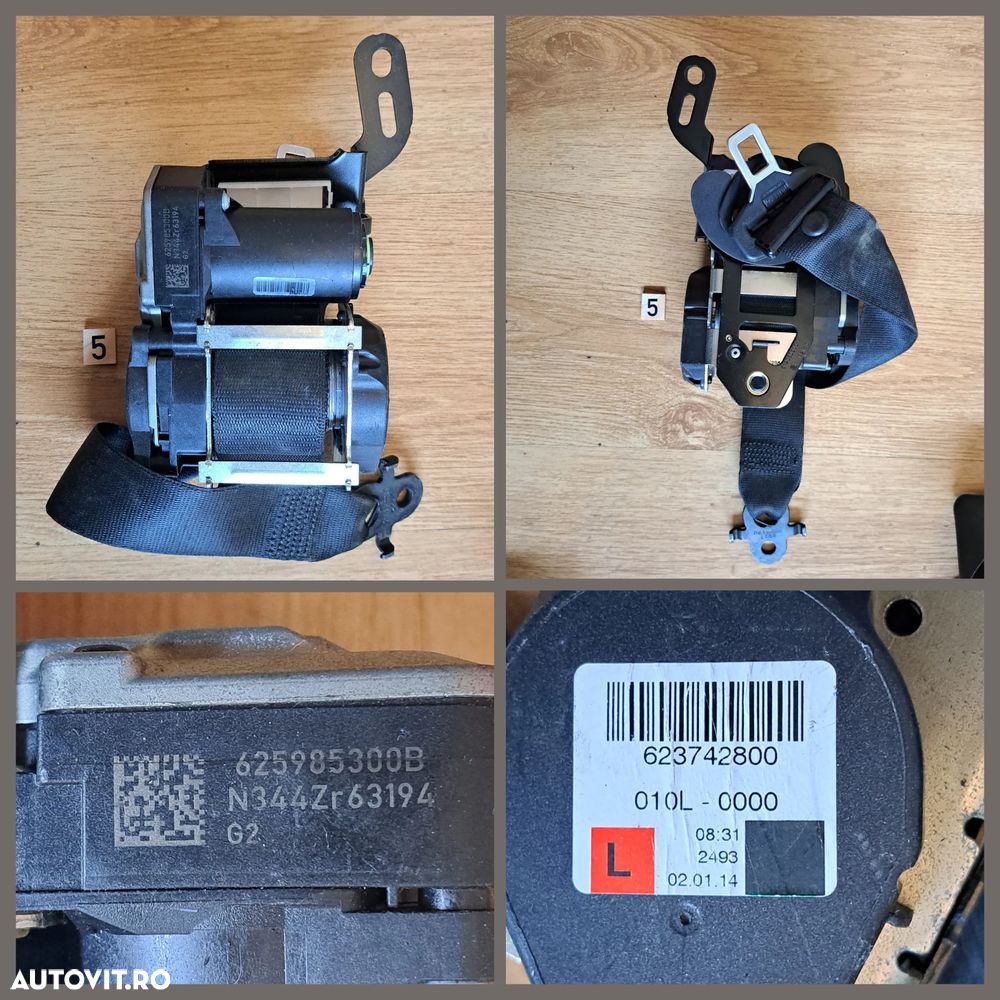 Panglica volan SZL spira panou comanda 4 butoane si 3 butoane distronic line assist HUD info panou comanda sport eco pro pdc esp centura de siguranta F11+LCI  F07 F06 F01 F48 F39 F20 F36 LCI G30 G31 - 6