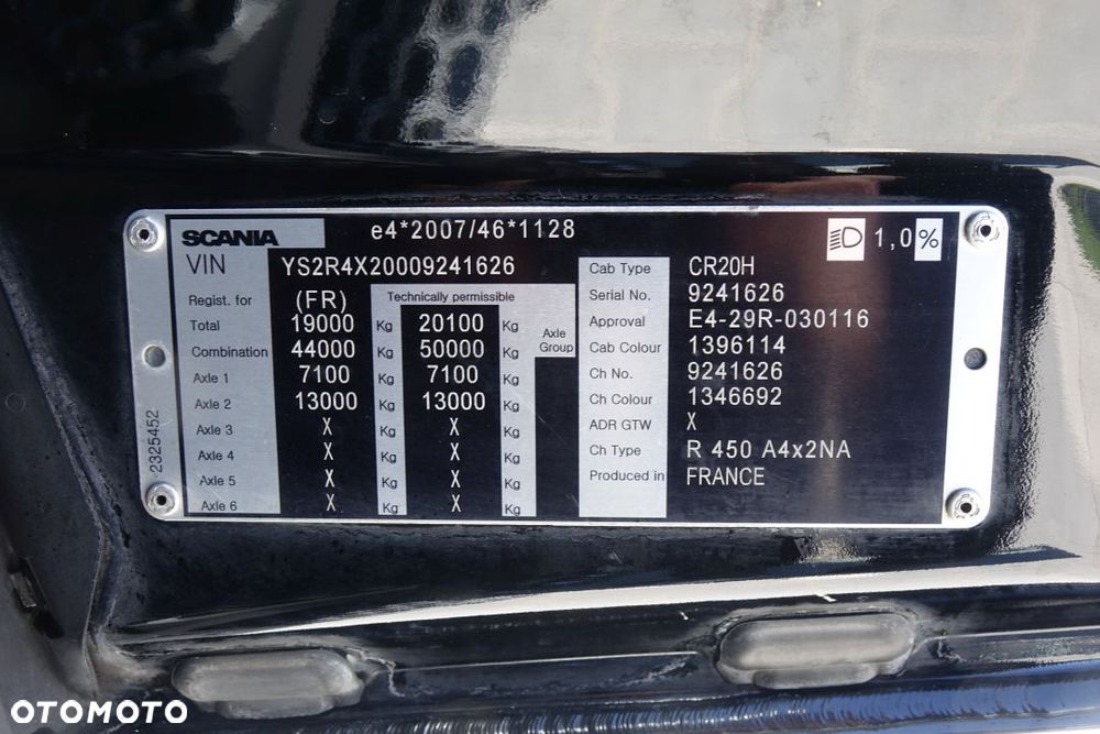 Scania R450 / EURO 6 / STANDARD/ AUTOMAT / RETARDER / LODÓWKA / NAWIGACJA / KLIMATYZACJA POSTOJOWA / 2 ZBIORNIKI - 37